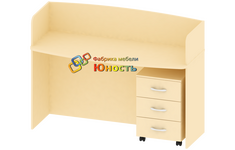 Кафедра выдачи литературы с тумбой МБ-ШК-45