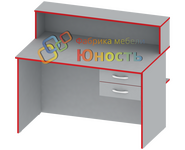 Стол кафедра с надставкой МБ-ШК-3