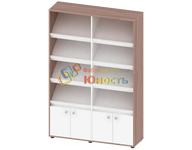 Стеллаж для Библиотеки двухсторонний СТЕ-ШП-1-2