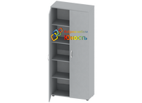 Шкаф для учебных пособий (закрытый) СТЕ-ШП-133-4