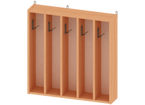 Полотенечница настенная 5 секции МТ-АД-56-5