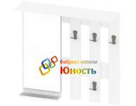 Вешалка в прихожую с зеркалом Классик ПР-Ш-2