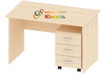Стол письменный с выкатной тумбой ОФ-СТ-165