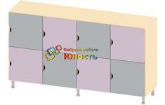 Шкаф школьный 8 ячеек СТ-ШП-50-2